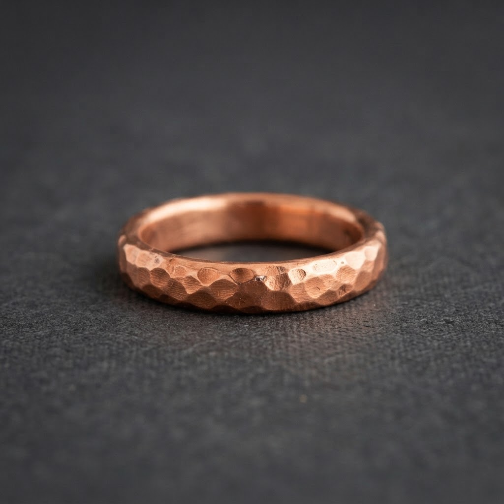 Hammered Copper Ring