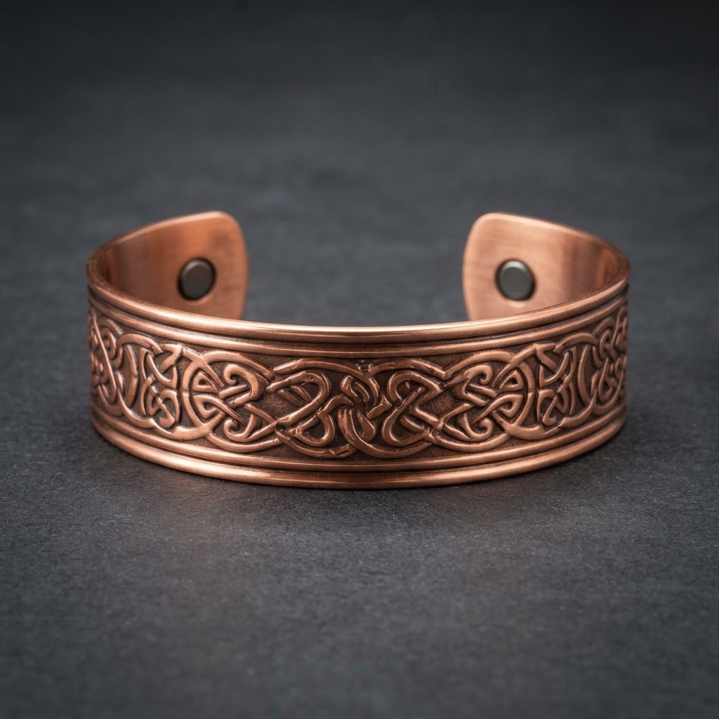Copper Magnetic Bracelet Cuff