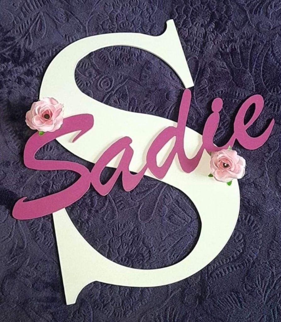 Sadie initial letter name sign