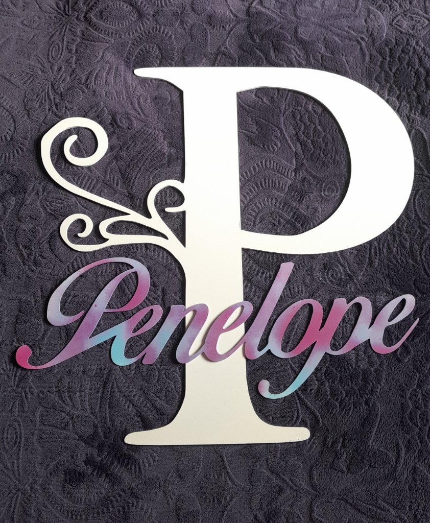 Penelope initial letter name sign