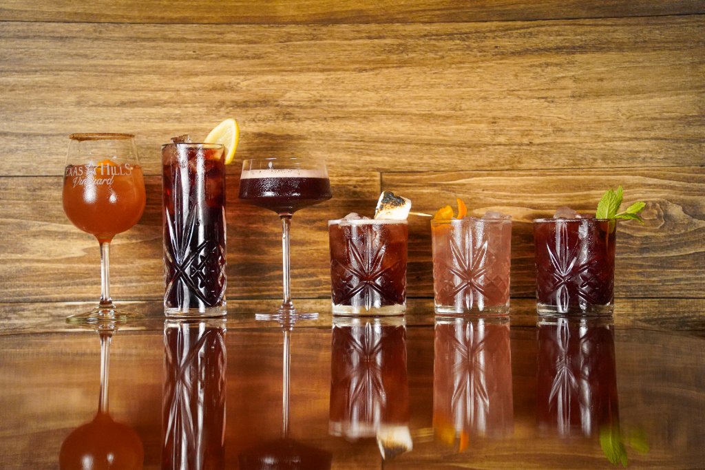 Red Room signature cocktails lineup