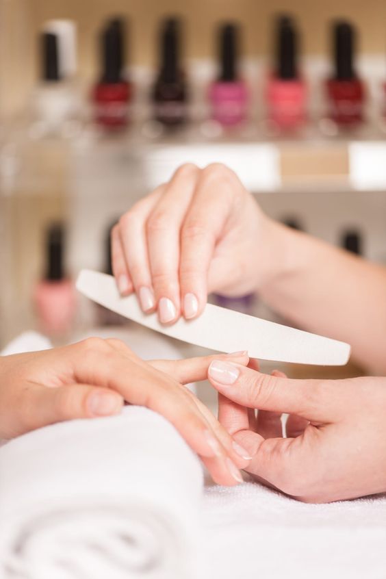 Professional manicure at Bliss Nail Lounge Fort Myers