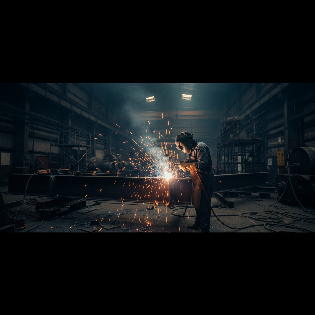 Atelier de soudage industriel