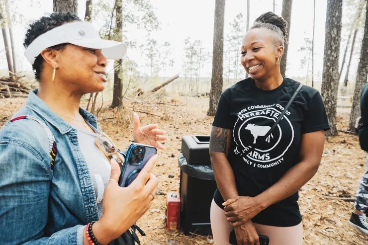 Conversations on the land.