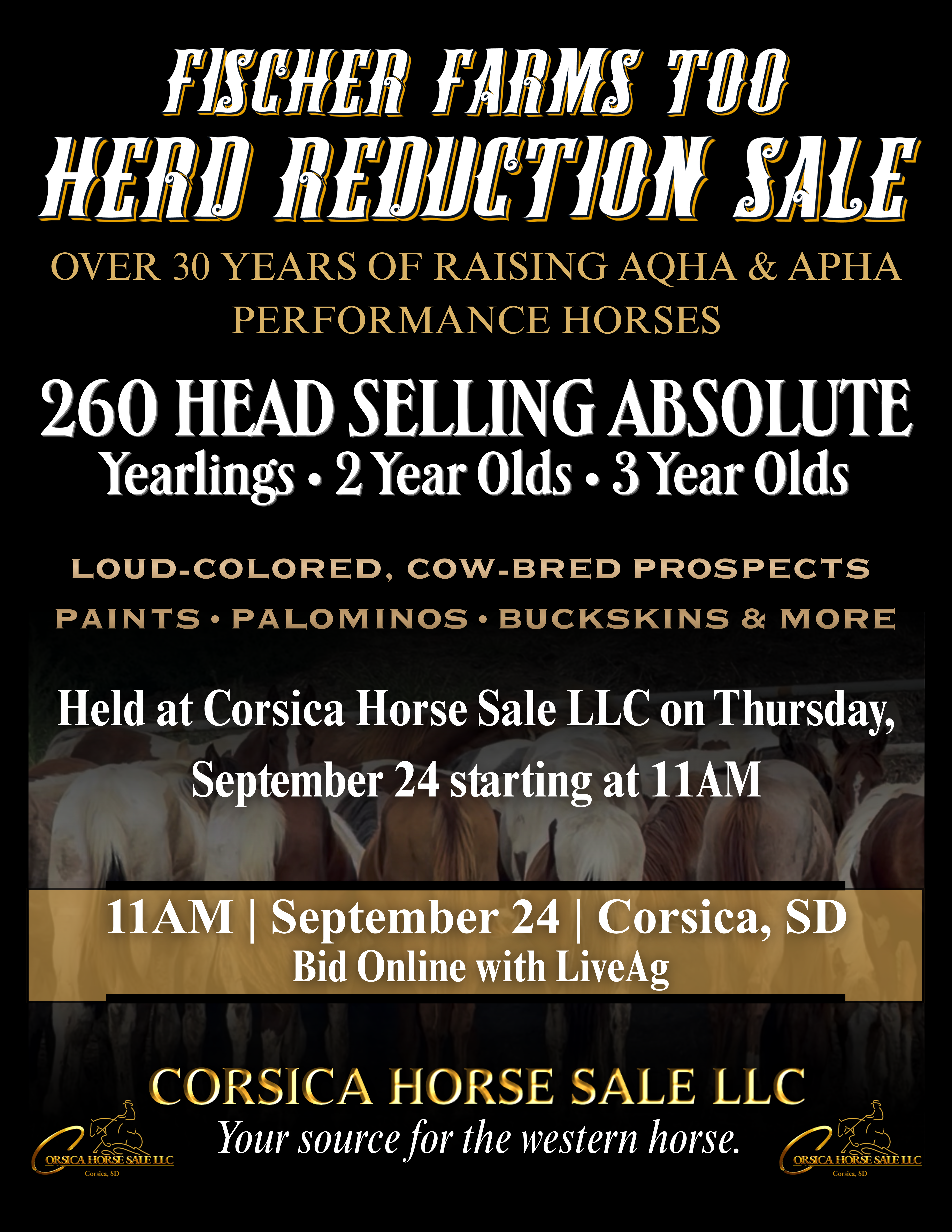 Fischer Farms Too Herd Reduction Sale