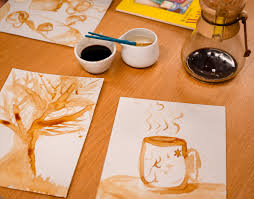 Coffee painting workshop