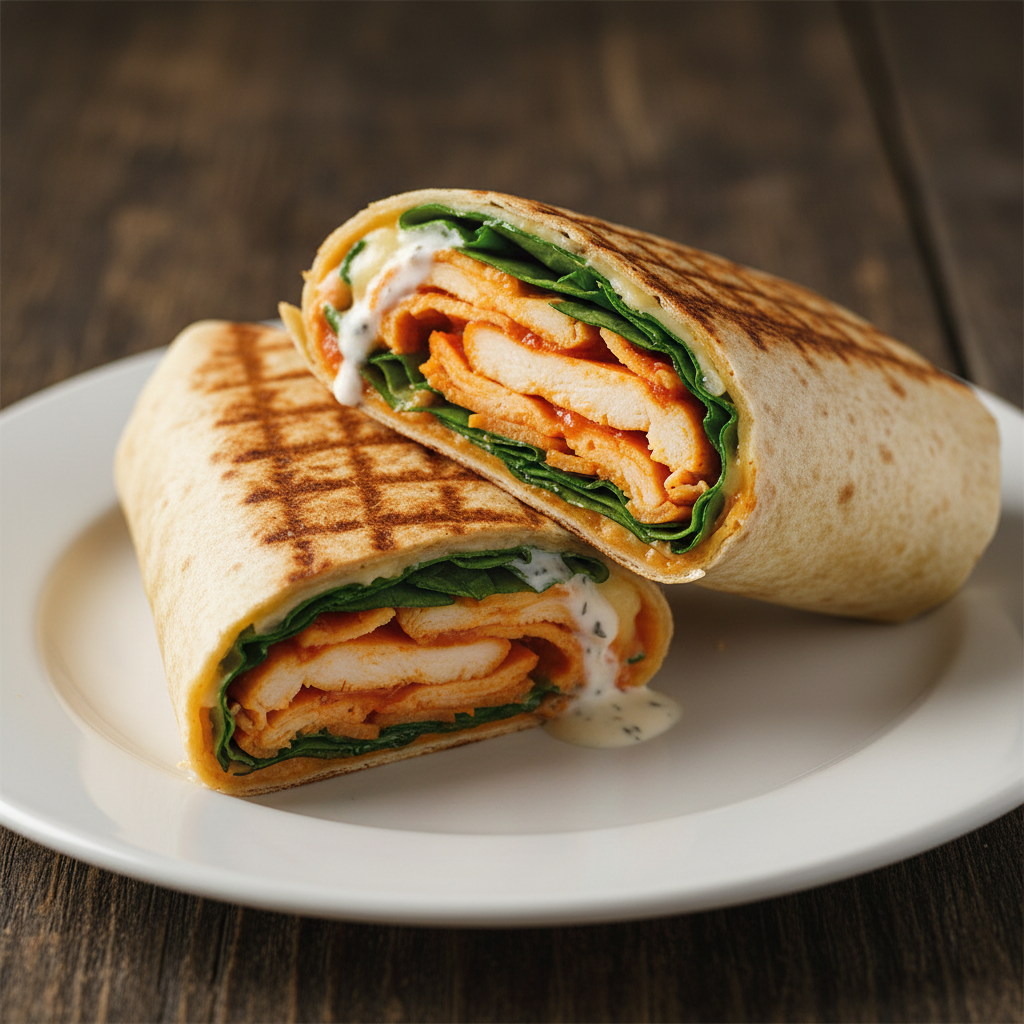 Buffalo Ranch Chicken Wrap