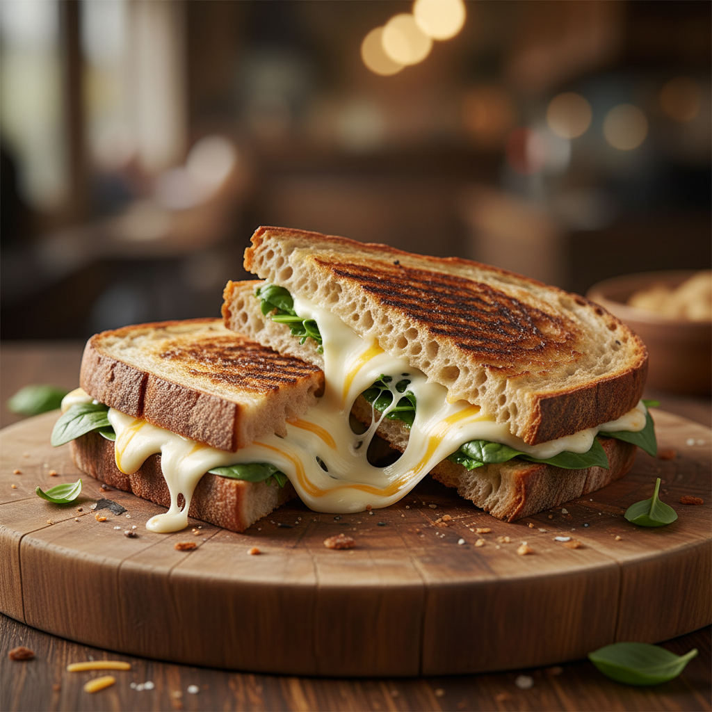 Three-Cheese Veggie Melt