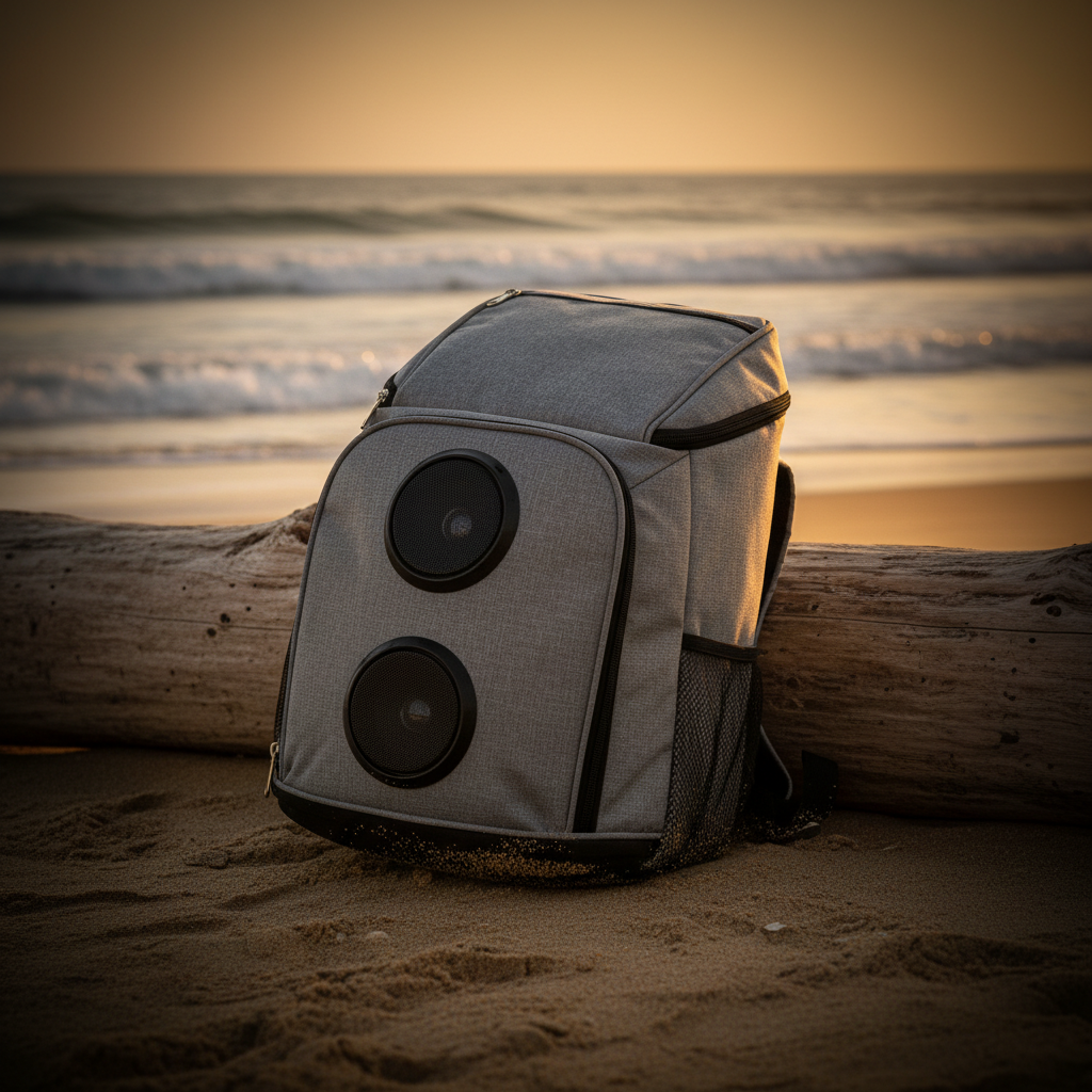 Cooler Backpack w/Speakers