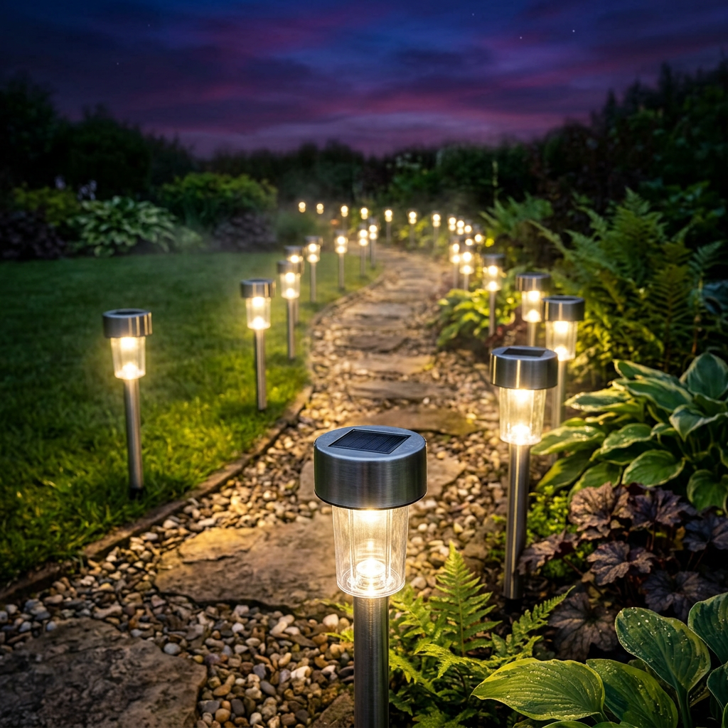 12-Pack Solar Garden Lights
