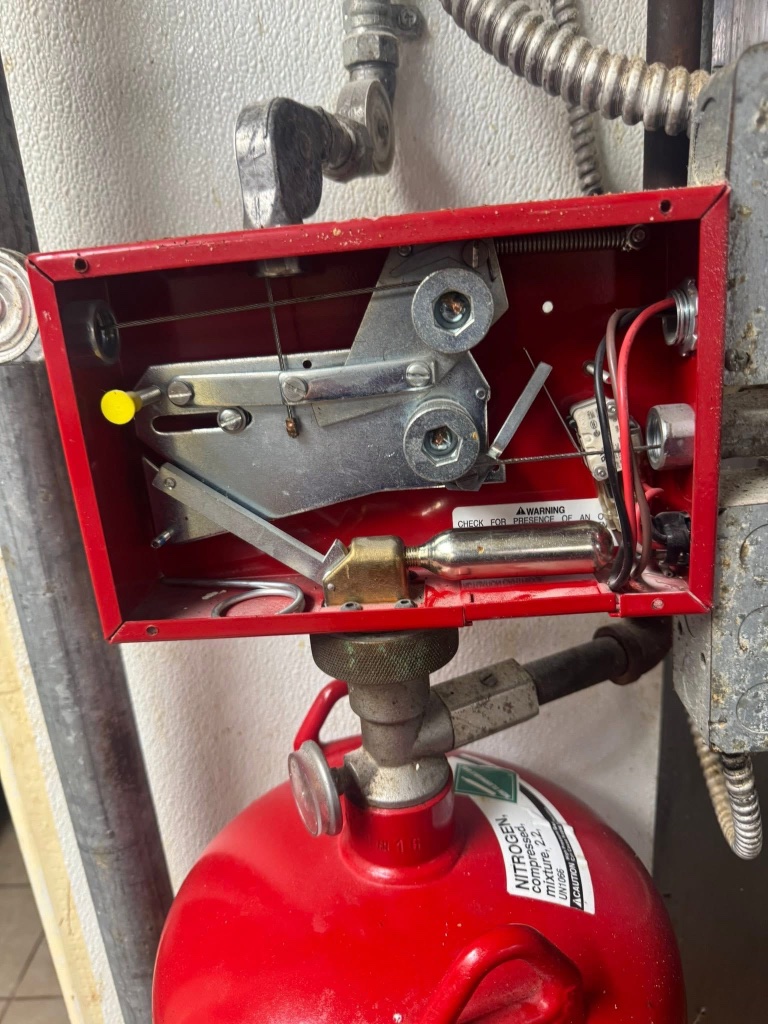 Fire suppression system service