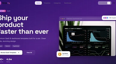  Digital Products E Commerce Store template preview