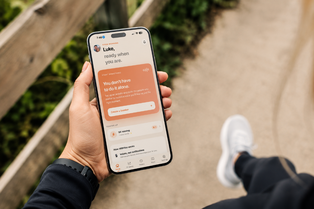 WithYou app in hand
