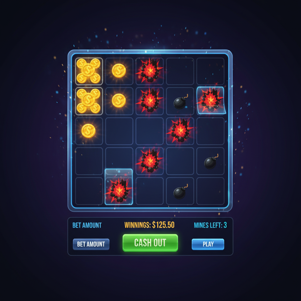 Mines Casino – Minesweeper Spiel mit Multiplier