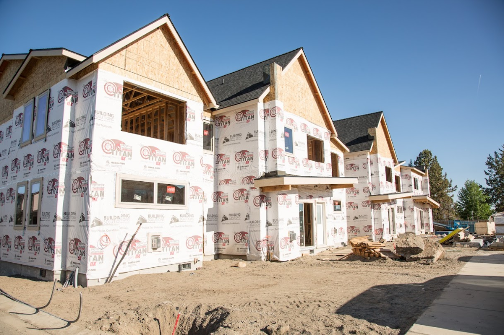 Residential townhome electrical construction project Central Oregon