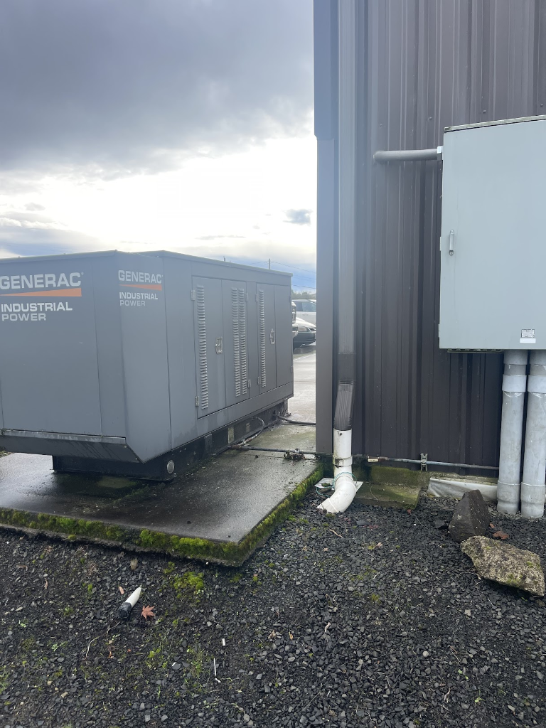 Commercial Generac generator installation by Gold Electric Bend Oregon