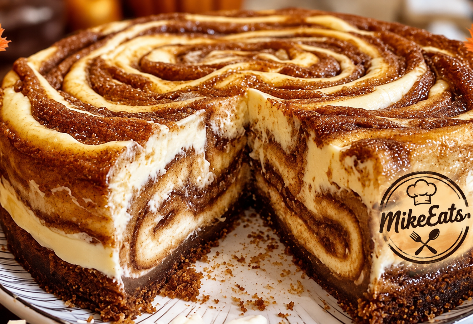 Pumpkin Cinnabon Cheesecake — $45