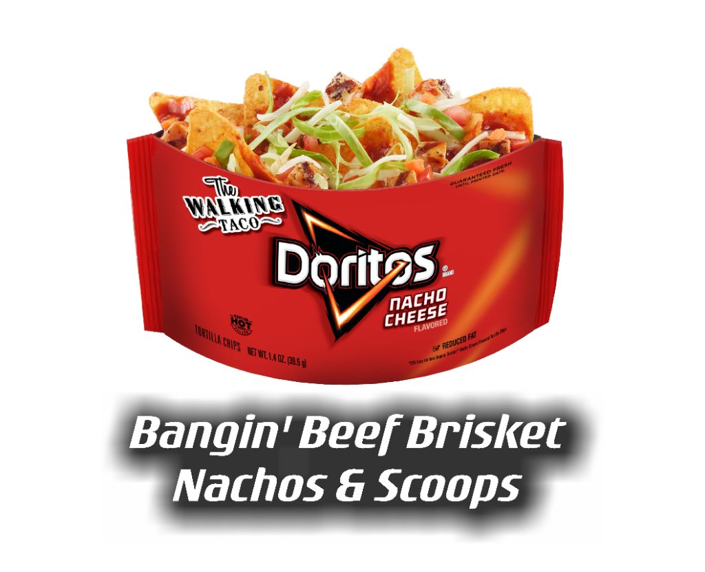 Bangin' Beef Brisket Nachos & Scoops