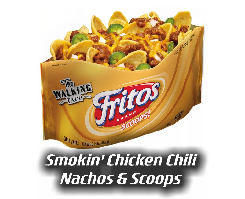 Smokin' Chicken Chili Nachos & Scoops