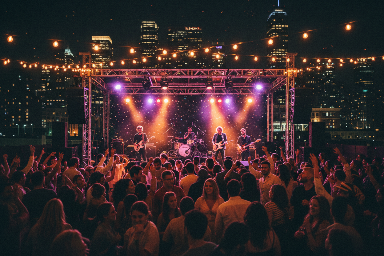 VIP Rooftop Concert Experience