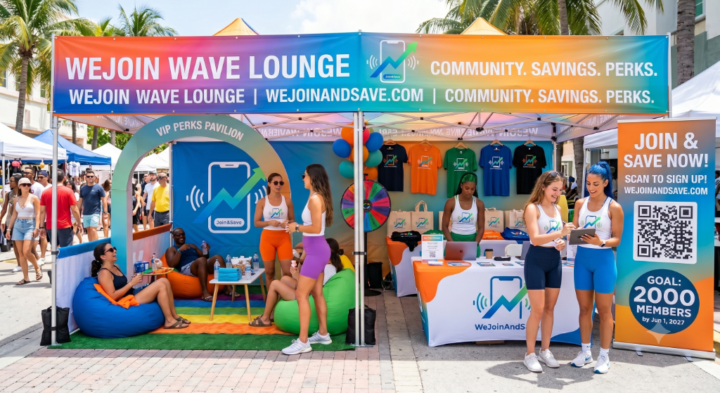 WeJoin Wave Lounge — Community Activation Pop-Up