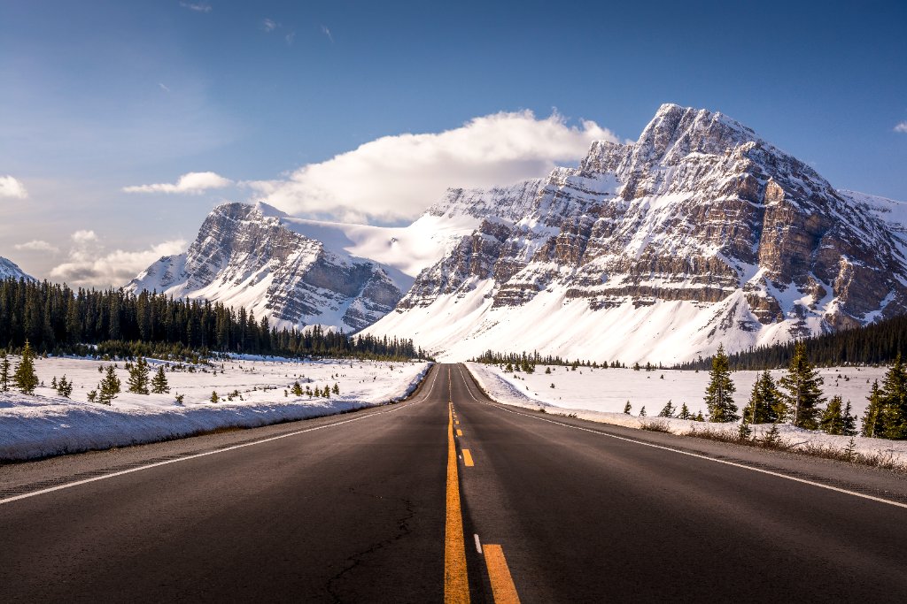 Canmore mountain landscape