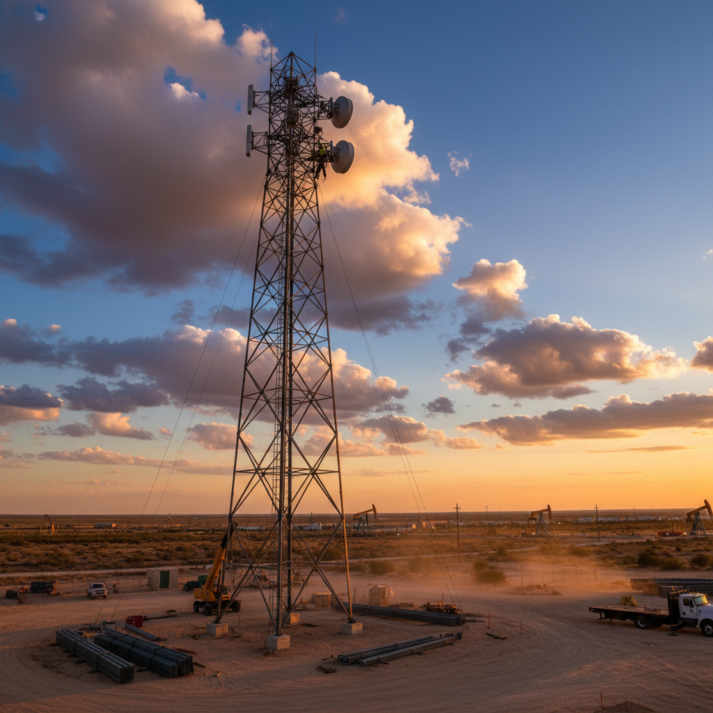 Telecommunications Tower Construction in Texas