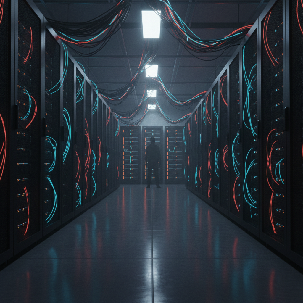 NetWest server room with network infrastructure