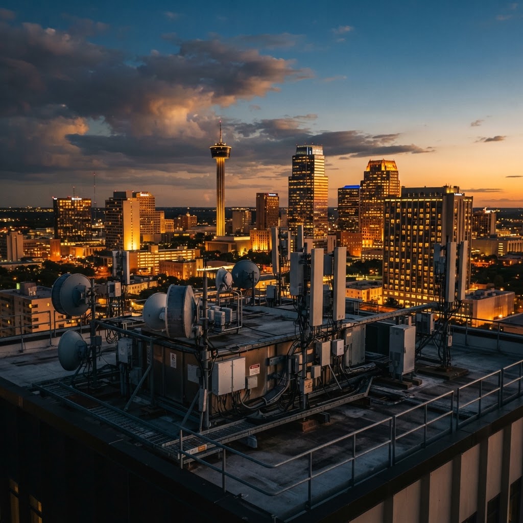 Enterprise telecommunications and wireless network infrastructure in San Antonio Texas