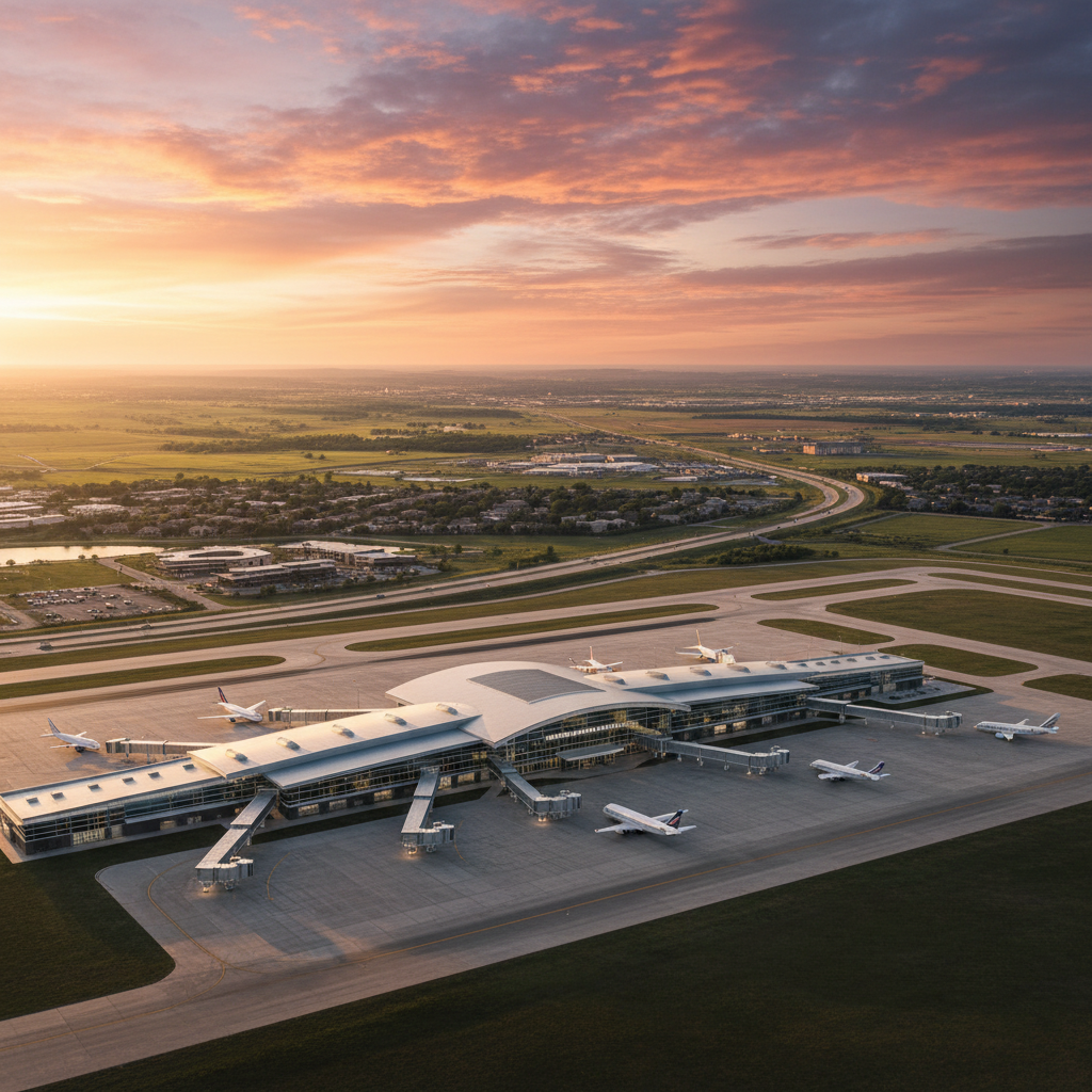 McKinney National Airport expansion Texas commercial terminal