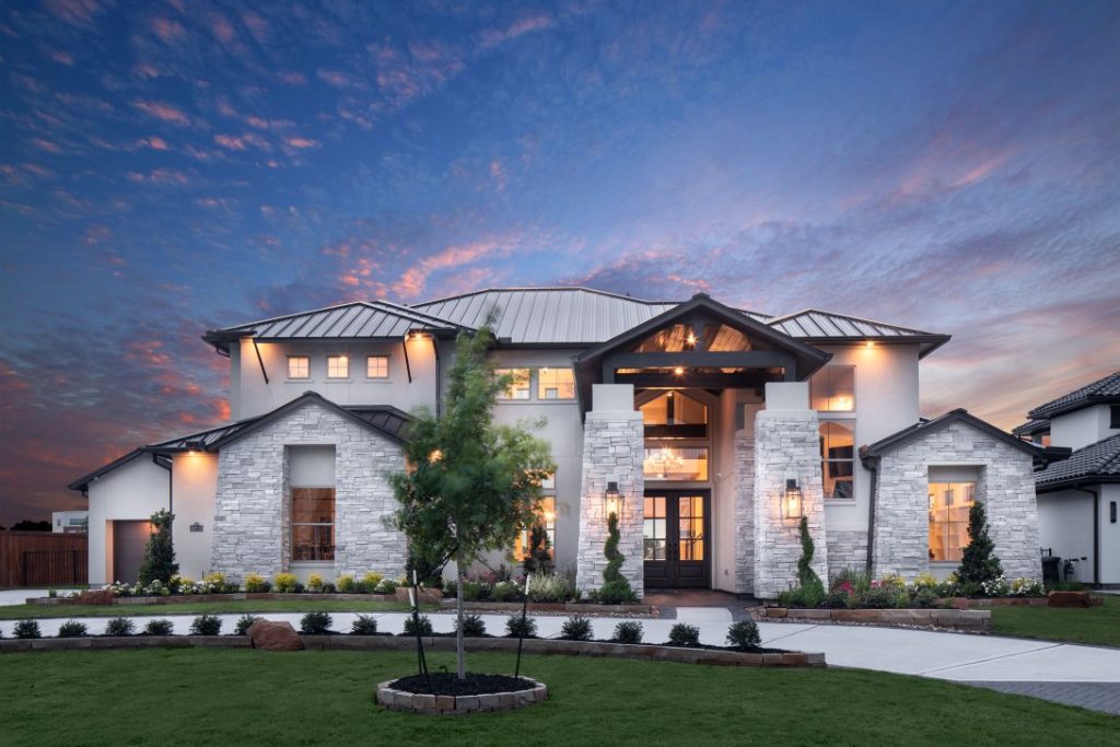 Harper Estates Celina Texas luxury custom home exterior