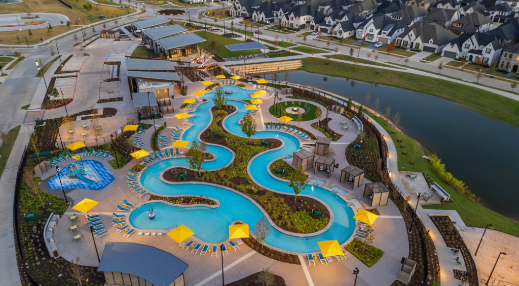 Mosaic Celina Texas upscale community pool