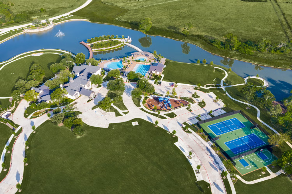 Celina Texas master-planned community aerial view