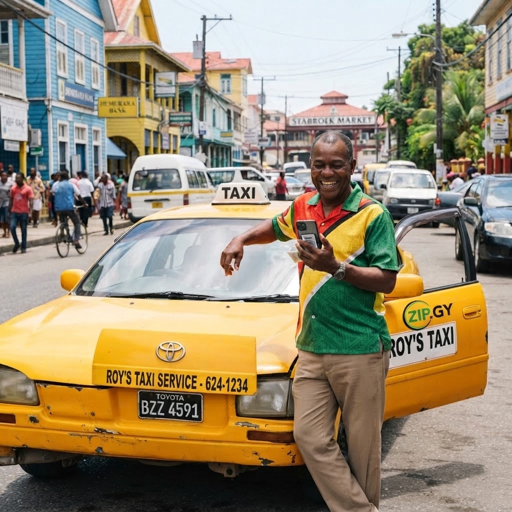 How to Earn Money as a Taxi Driver in Guyana with ZIP.GY (2026)