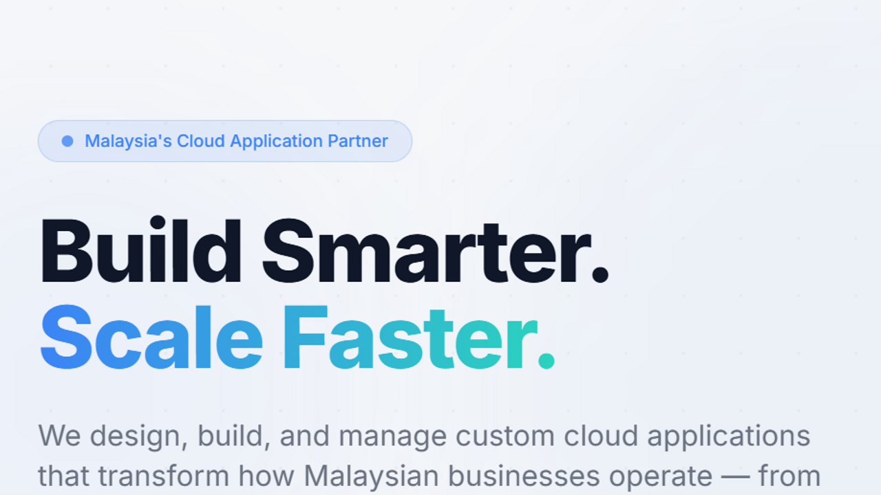 AppMYS Cloud Solutions template preview