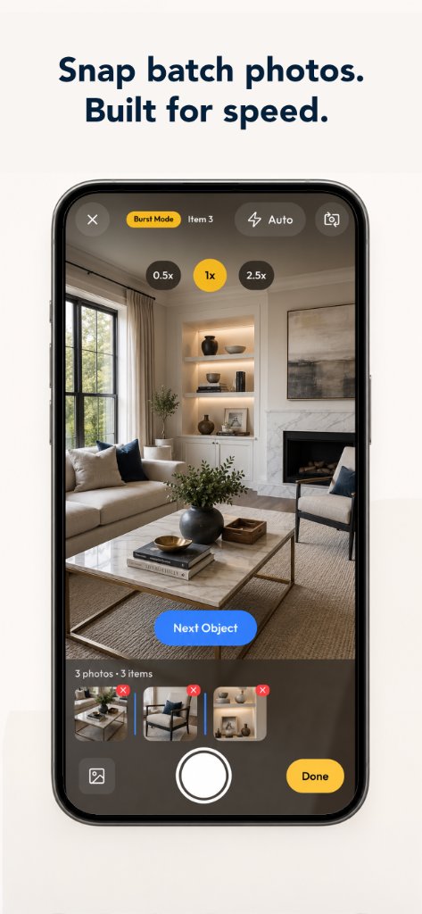 Snap batch photos — burst capture built for speed