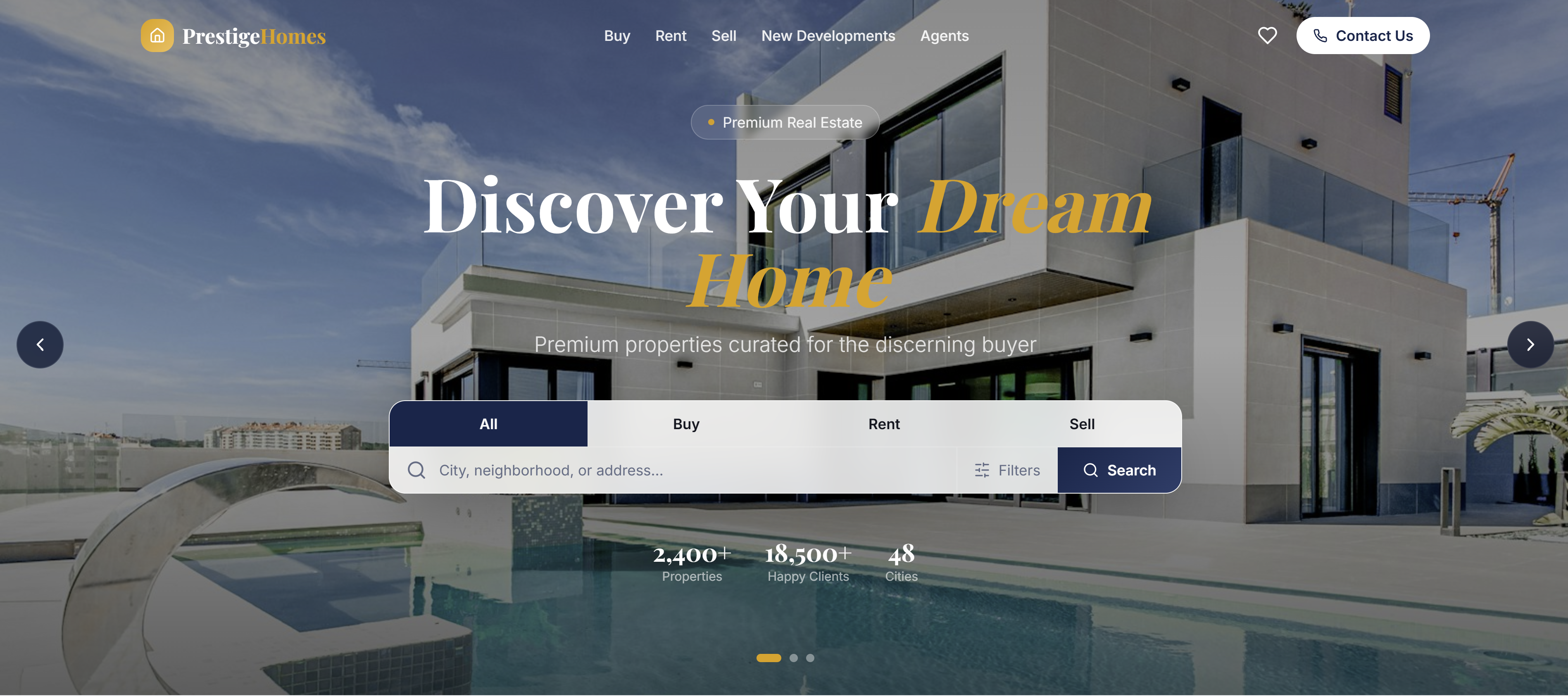 Real Estate  template preview