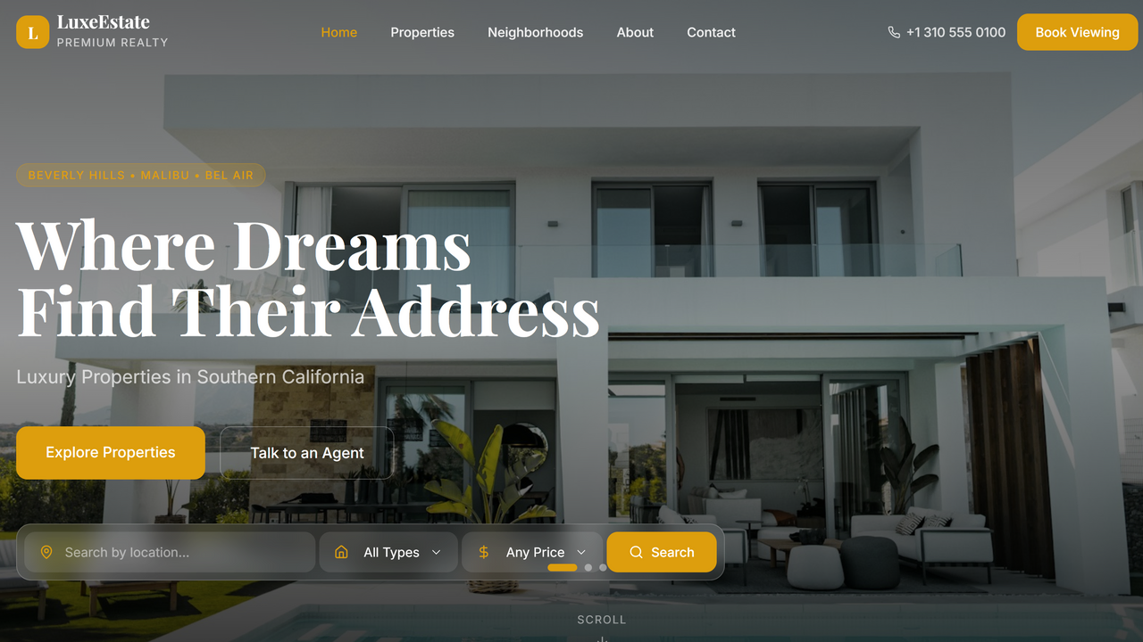 Real Estate  template preview