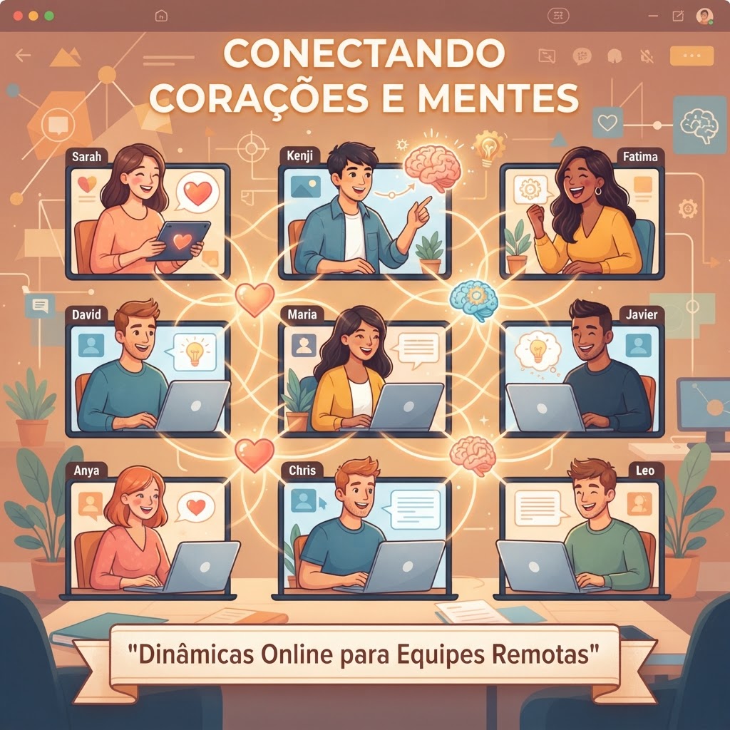 Conectando Corações e Mentes: Dinâmicas Online para Equipes Remotas