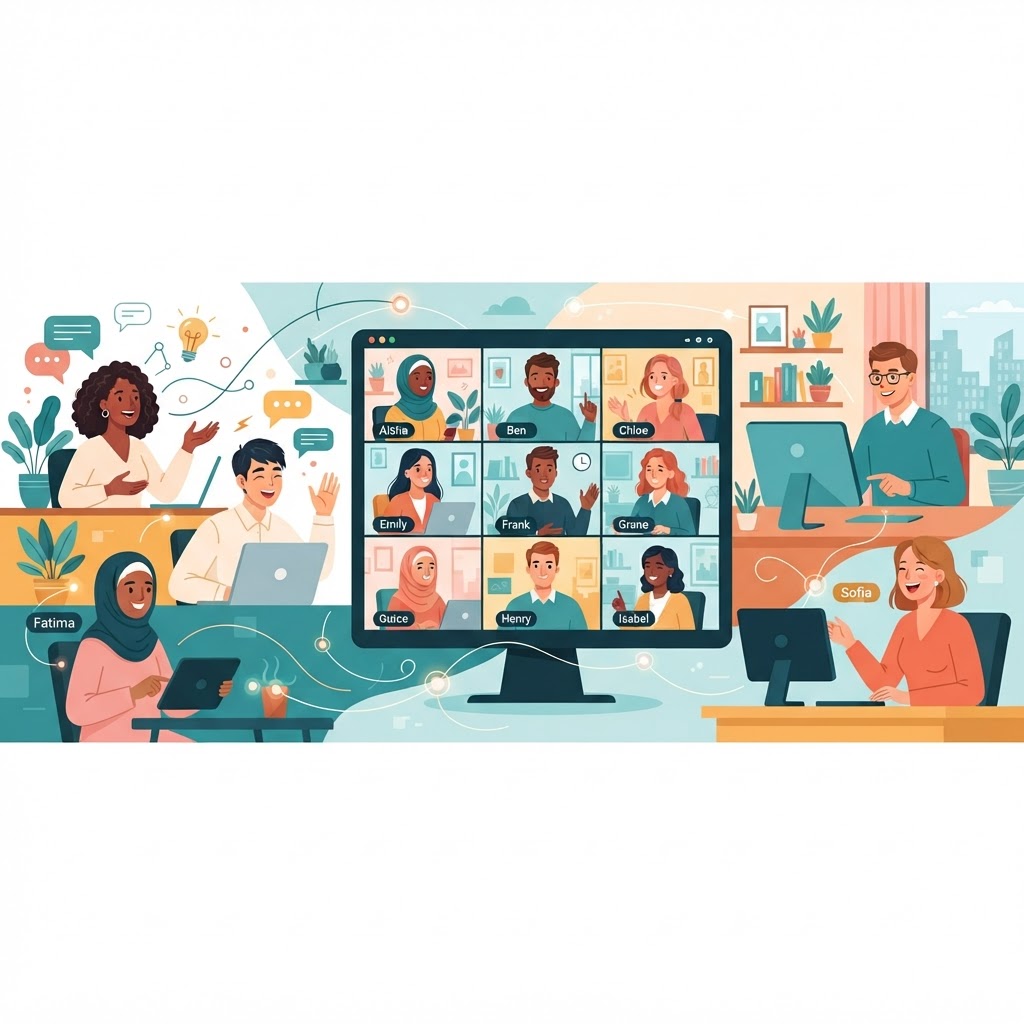 Conectando a Distância: Dinâmicas Online Essenciais para Equipes Remotas