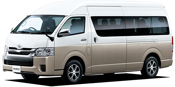 Toyota HiAce Grand — private ski bus and taxi Hokkaido Japan