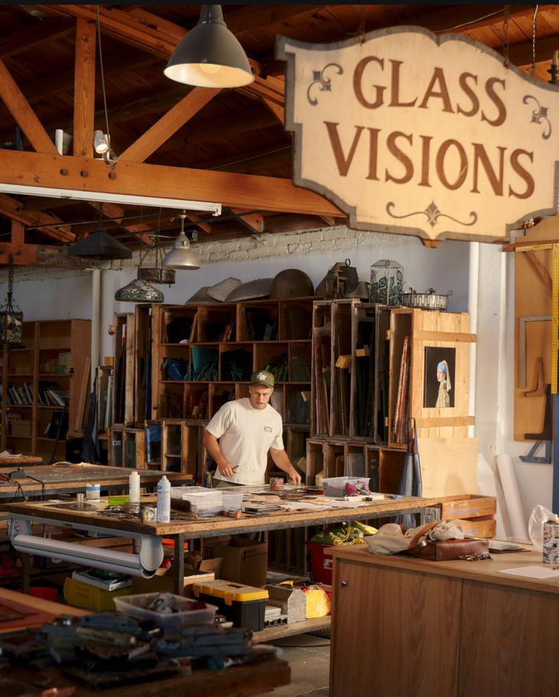 Glass Visions Studio — Ben Tuna at work