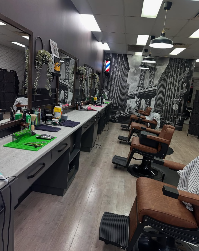 Cyprian Barber Co. Interior