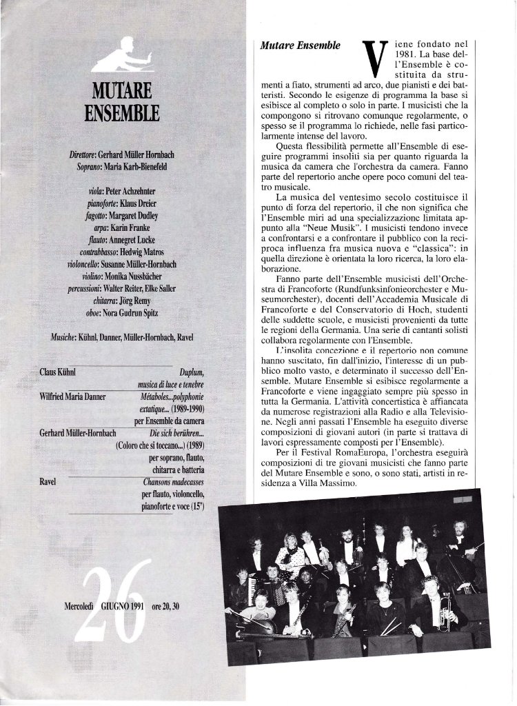 Archive 1991 - 1