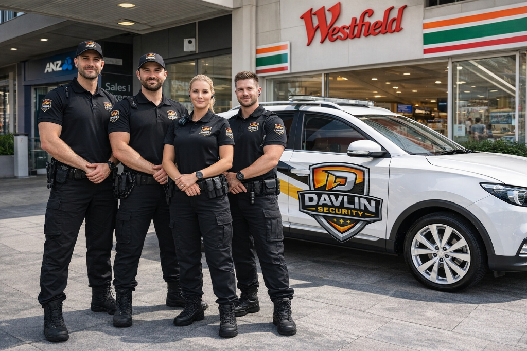 Davlin Security professional guard protecting commercial premises in Campbelltown