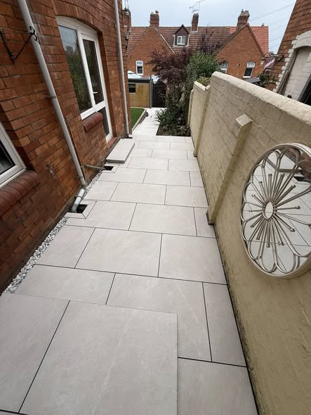 Slaterock Bone Porcelain Paving — Clean, Modern Finish photo 2