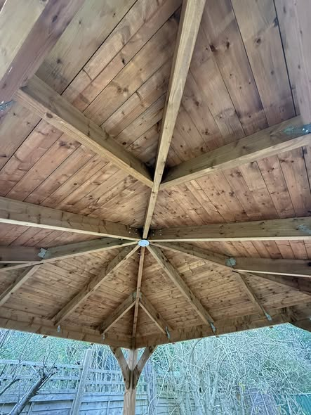 Octagonal Gazebo with Slate Roof photo 3