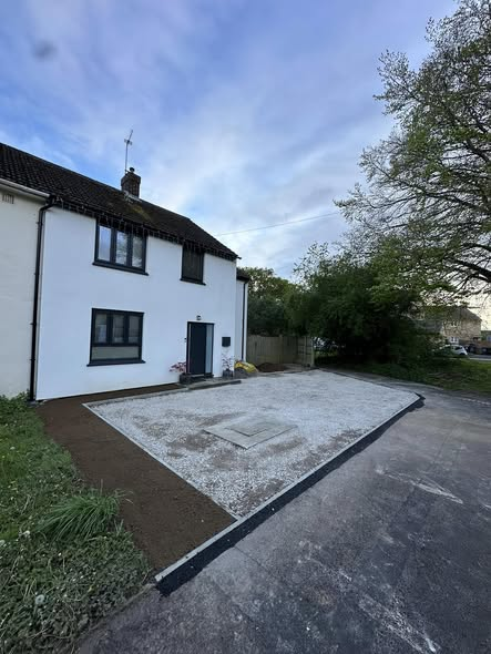 Driveway Phase 1 — Concrete Edgers, Flower Bed & MOT Base photo 2