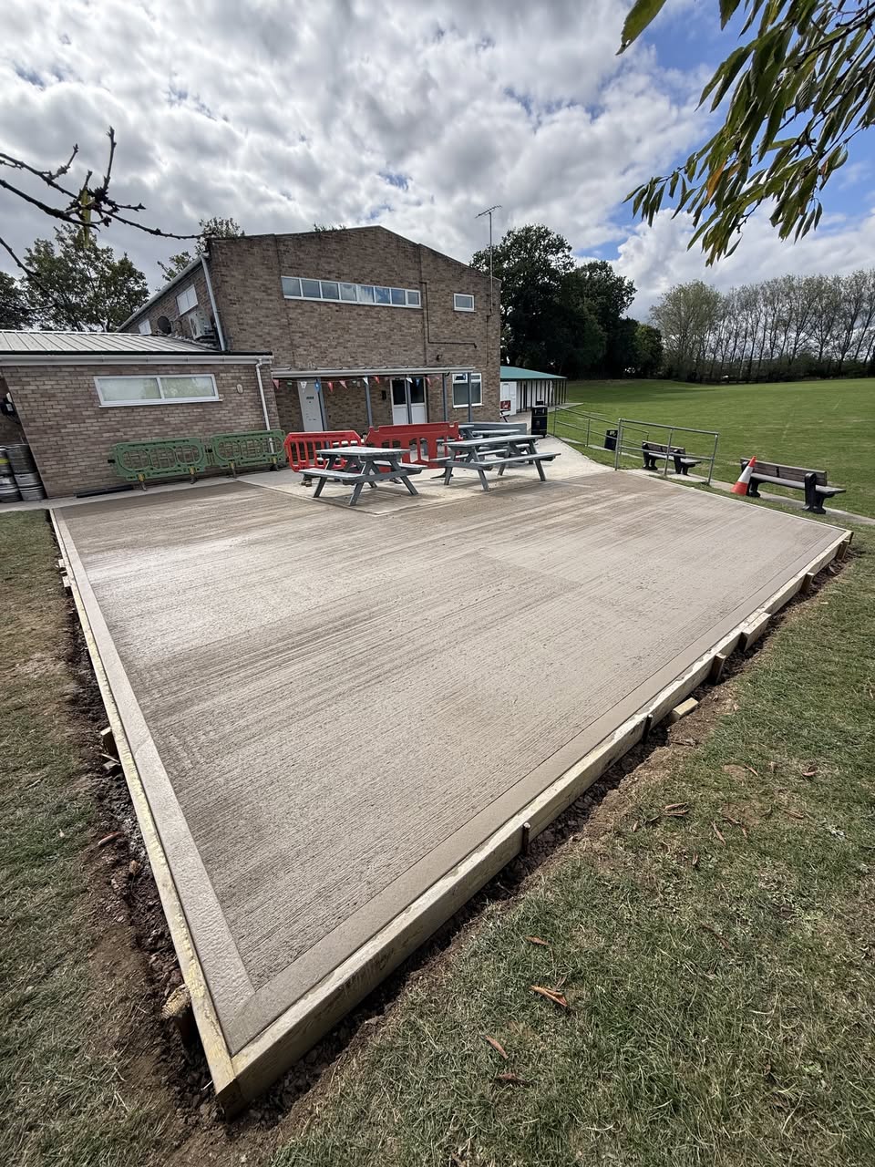 80m² Concrete Patio Extension photo 2