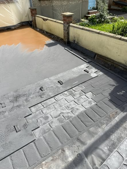 48m² Layland Cobble Printed Concrete Driveway photo 4
